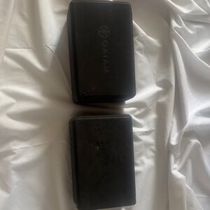 GAIAM Black Foam Yoga Blocks - Pair